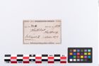 Etikett zu Keramikscheibe (NHMW-PRAE-003414)